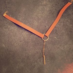 Brown and Gold Rustic Choker